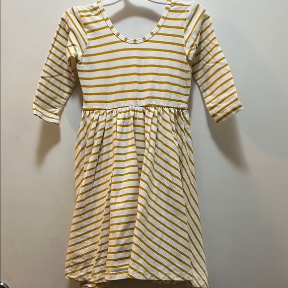 alice + ames Other - Alice + Ames Striped Yellow and White Kids Twirly Dress Size 6